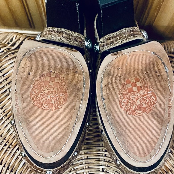 Vince Camuto Christies tan brown leather clog heel - Picture 9 of 13